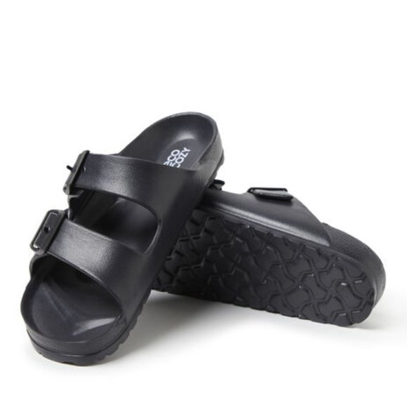 dearfoams Shoes - Women's EcoCozy Sustainable Double Buckle Sandal / NWT / Size 7